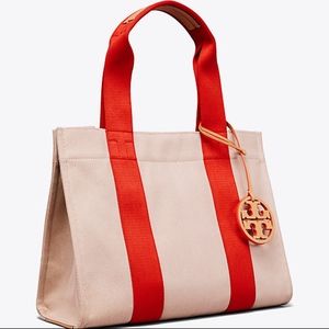 tory burch tote canvas